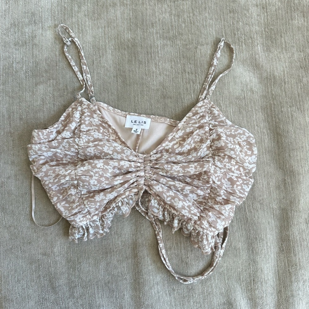 Le Lis Floral Crop Top